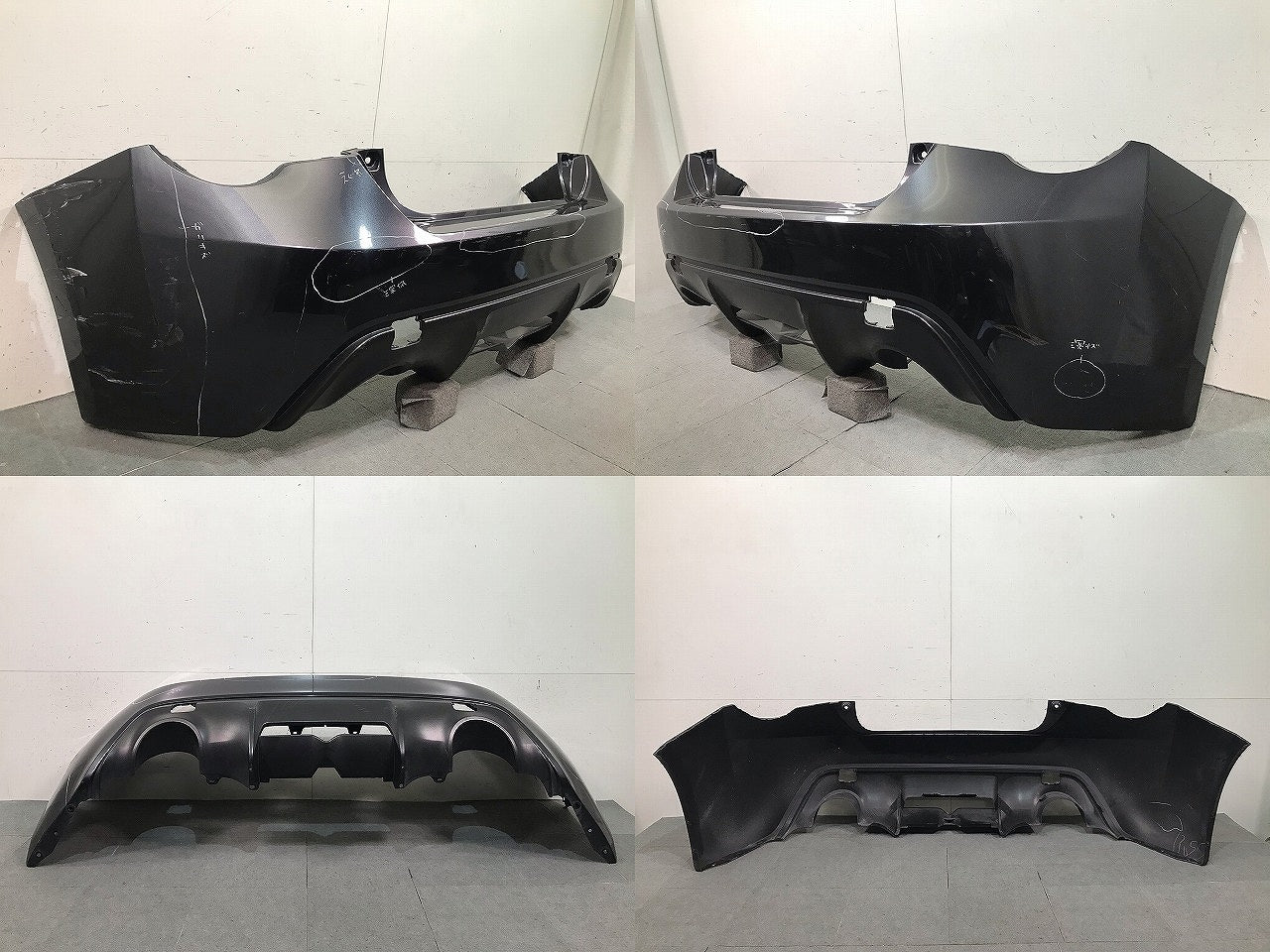 86/ハチロク/BRZ/ZN6 純正 前期 リアバンパー 57704CA010/SU003-07870 ダークグレーメタリック カラーNo.61K トヨタ (115973)