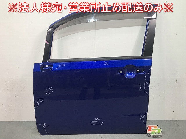 ムーヴ L150S/L152S/L160S 純正 左フロントドア バイザー付 ディープブルークリスタルマイカ カラーNo.B79 ダイハツ (116058)