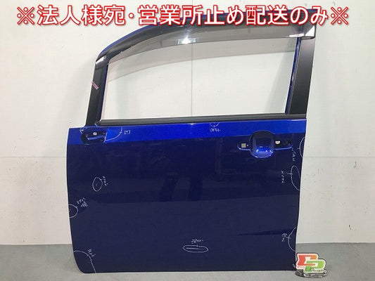 ムーヴ L150S/L152S/L160S 純正 左フロントドア バイザー付 ディープブルークリスタルマイカ カラーNo.B79 ダイハツ (116058)