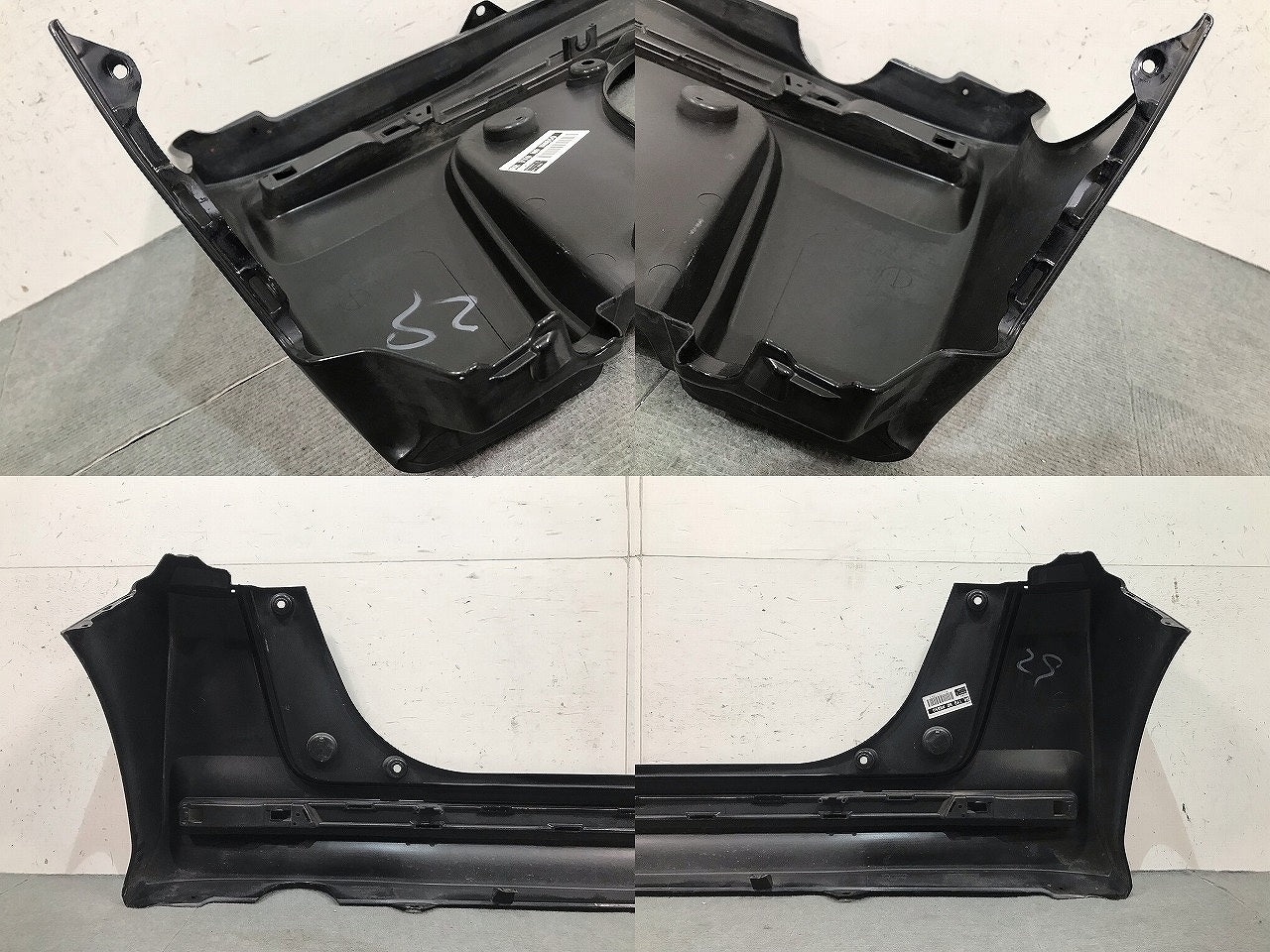N-BOX/NBOX/Nボックス/カスタム JF1/JF2 純正 リアバンパー 71501-TY0-N000 スマートブラック カラーNo.NH850 ホンダ (116067)