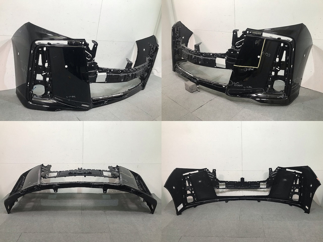 アルファード/S 30系/AGH30W/AGH35W/GGH30W/GGH35W 純正 後期 フロントバンパー 52119-58610/20 ブラック カラーNo.202 トヨタ (116237)