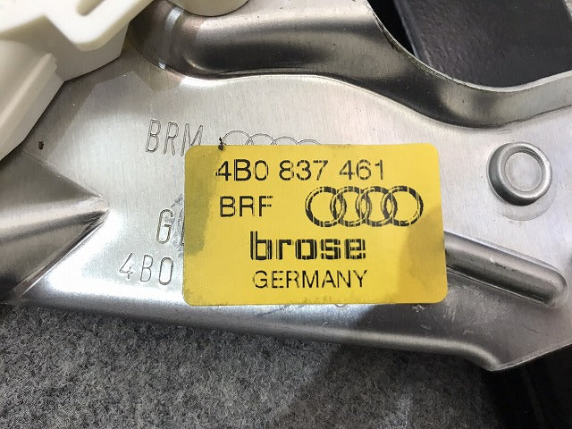 新品! A6(C5) クワトロ 1998-2005 純正 左フロントドア ウインドウレギュレーター/ウィンドウリフター 4B0 837 461/4B0837461 Audi(116452)