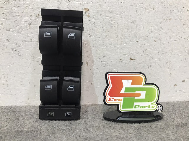 新品! A6(C5)4B/Audi 純正 右フロントドア ウィンドウスイッチ パワーウインドウスイッチ 運転席側 V10-73-0012/4B0959851B4PK (116461)