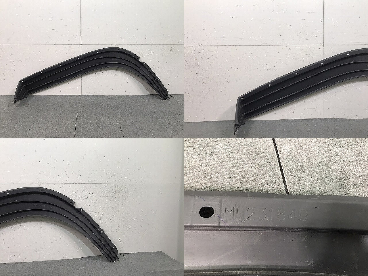 新車取り外し! スーパーグレート/10t/H29.5～/FS54JVZ/FU54JNY/FV50LHR 純正 左フロントフェンダー ML231649 ネイビー 三菱ふそう(116595)