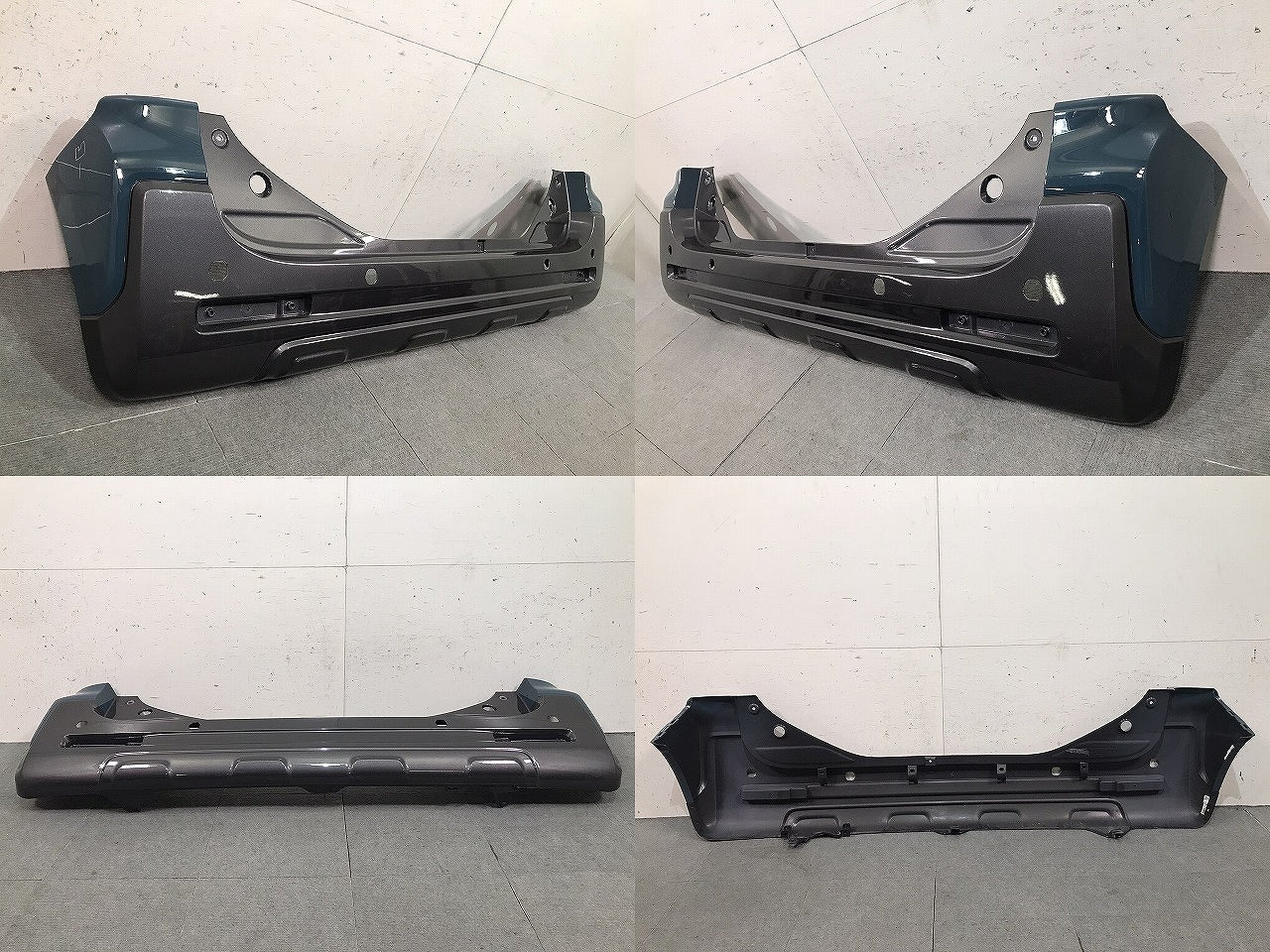 スペーシアギア MK53S 純正 リアバンパー 71811-79R7 ミネラルグレーメタリック カラーNo.ZMW スズキ (116640)