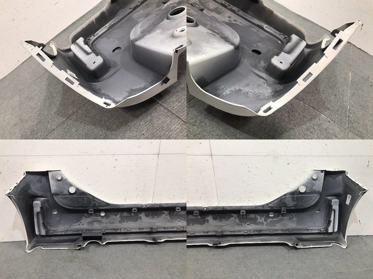 スペーシアカスタム MK53S 純正 リアバンパー 71811-79R5/79R6 ピュアホワイトパール カラーNo.ZVR スズキ (116642)