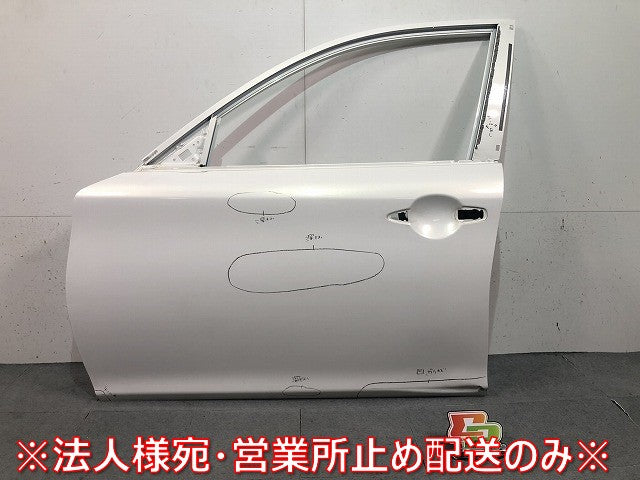 フーガ Y51/KNY51/KY51/HY51 純正 左フロントドア ブリリアントホワイトパール カラーNo.QAB 日産 (116776)