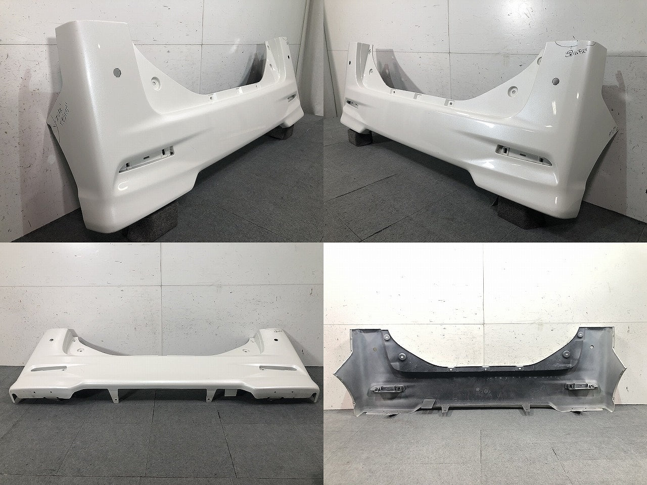 タント/TANTO LA600S/LA610S 純正 リアバンパー 52159-B2740/B2A50 パールホワイトIII カラーNo.W24 ダイハツ/DAIHATSU (116838)