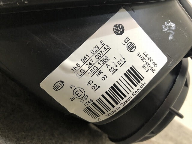 新品 ゴルフ5/GOLFⅤ 1K系/1KBAG/1KBLP/1KBLX/1KBMY/1KBUGF/1KBYD 純正 左ヘッドライト ハロゲン HELLA 1K6 941 029 E (116911)