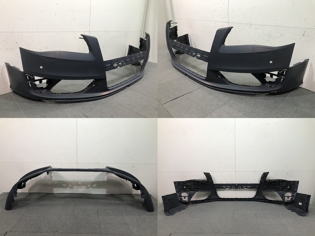 新品! A8(D4) 4H系/2010-2013 純正 フロントバンパー 4H0 807 437 B/4H0807437B 4H0807065GGRU 未塗装 アウディ/Audi (116981)
