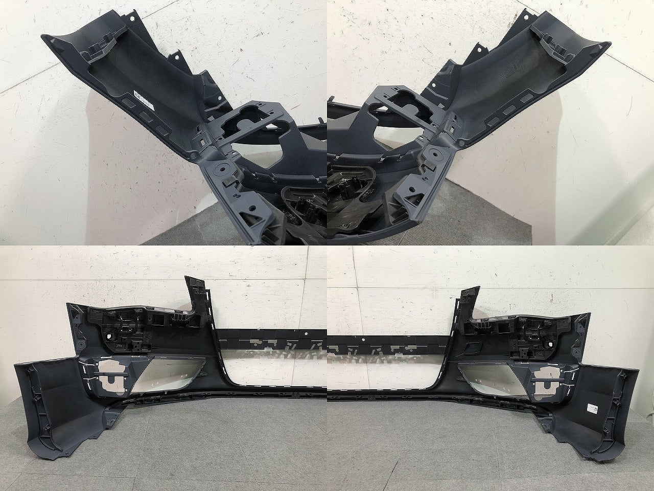新品! A8(D4) 4H系/2010-2013 純正 フロントバンパー 4H0 807 437 B/4H0807437B 4H0807065GGRU 未塗装 アウディ/Audi (116981)