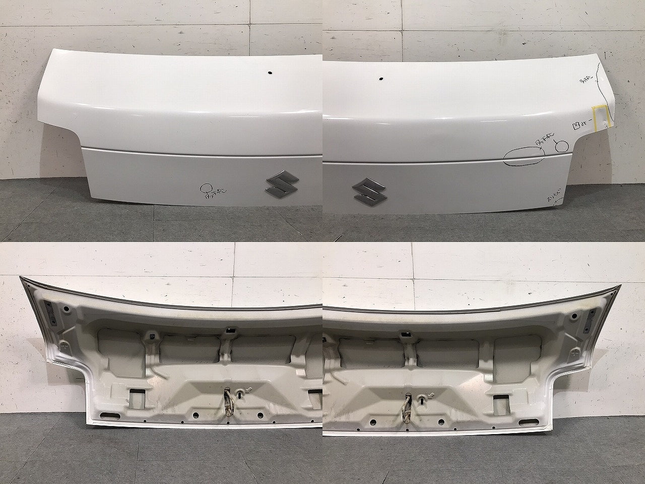 エブリィ/クリッパー/スクラム/ミニキャブ DA64V/NV100/DR64V/DG64V/DS64V 純正 ボンネット/エンジンフード ホワイト (116991)