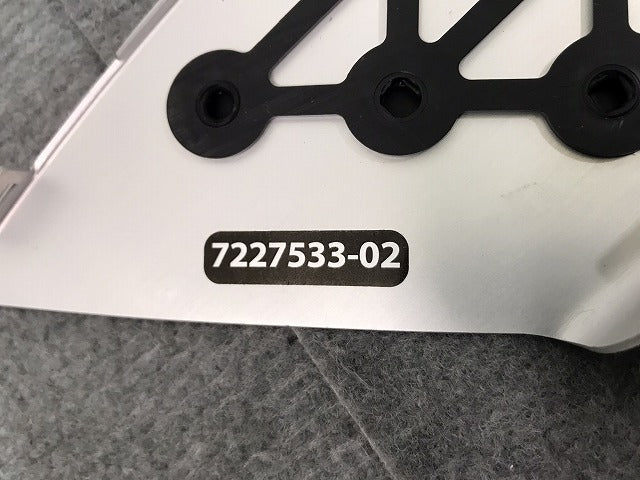 新品! X5シリーズ E70/2007-2013 純正 左サイドステップアルミカバー 7227533-02 51777227533 BMW (117002)