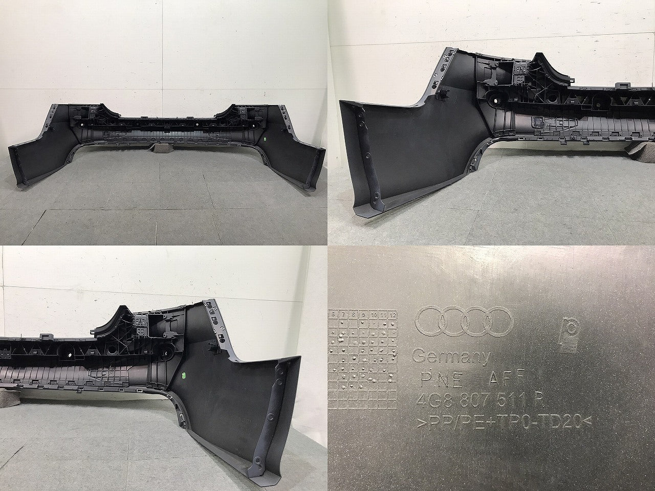 新品! A7 4G/2011-2014 純正 リアバンパー 4G8 807 511 4G8807067TGRU サフ アウディ/Audi (117118)