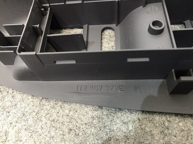 新品! トゥーラン/1T系/2003-2015 純正 パワーウィンドウ スイッチ カバー 1T2 867 372E 1T2867372E75R 素地 RHD 右ハンドル用 (117138)
