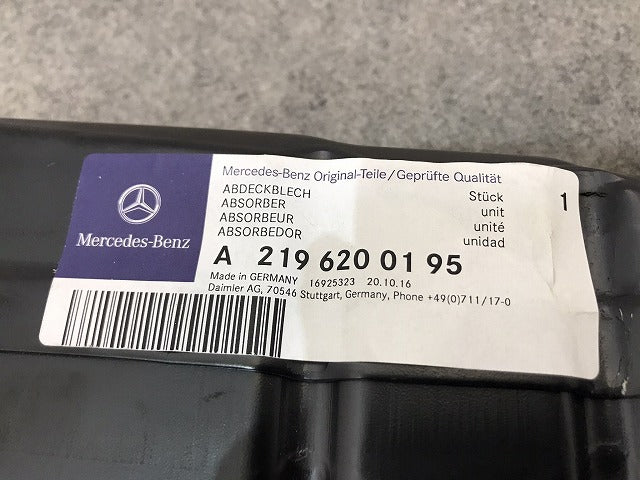 新品! CLSクラス/W219/2005-2010 純正 左フロントバンパー ホースメント アブソーバー A 219 620 01 95/2196200195 ベンツ (117245)