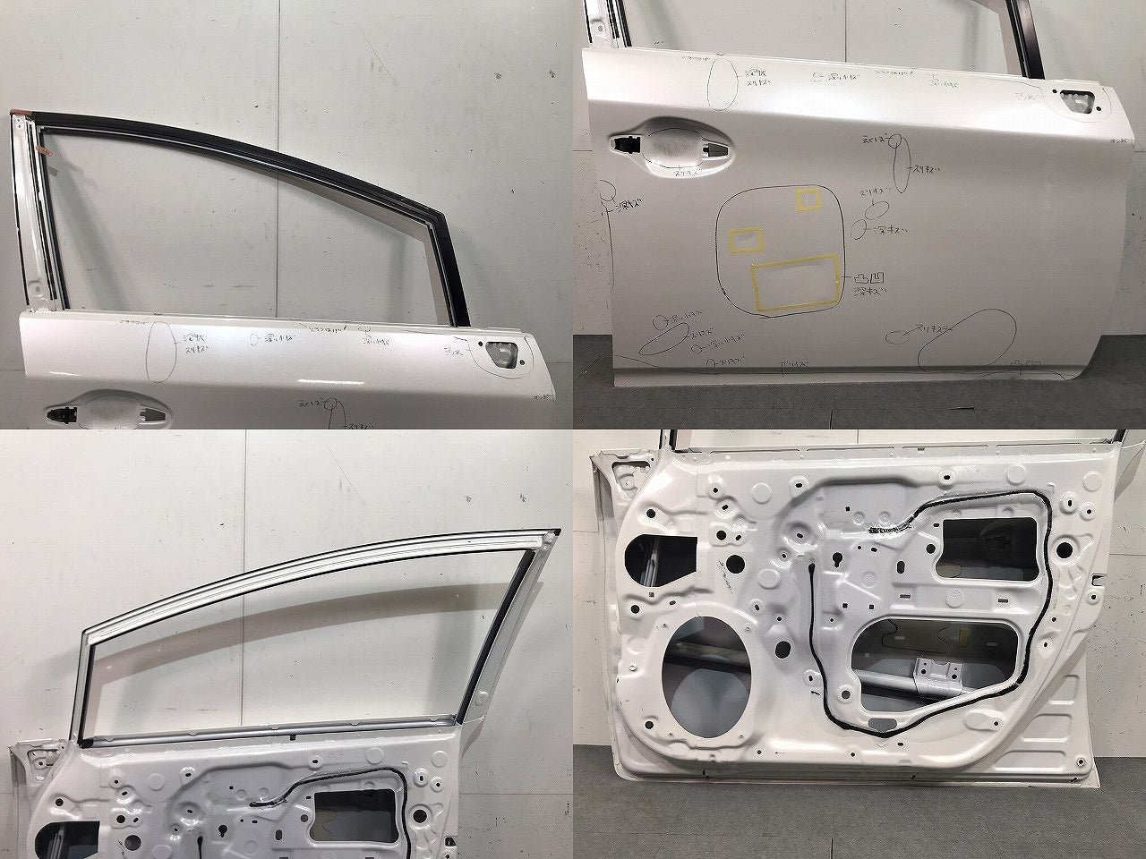 プリウス/ZVW30 純正 右フロントドア ホワイトパールクリスタルシャイン カラーNo.070 トヨタ (117324)