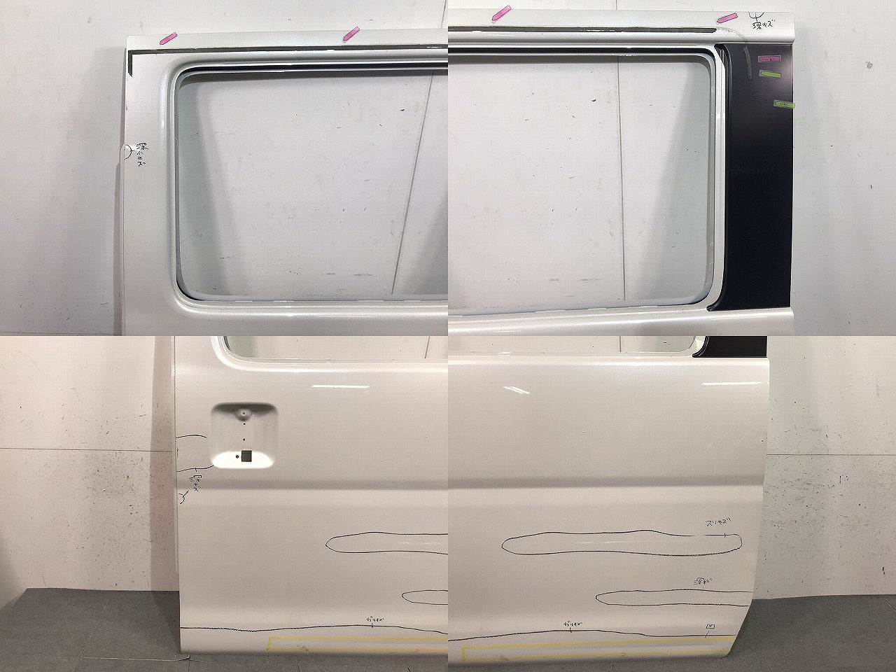 アトレーワゴン/ディアスワゴン S321/S331/S330/S331 純正 左スライドドア パールホワイトⅢ カラーNo.W24 ダイハツ (117344)