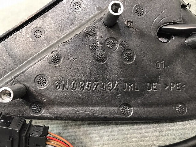 新品 ポロ/POLO 6N/6NAEE/6NAHS/6NAHW/6NARCVW 純正 右ドアミラー 13線 6N0857934 6N2857508J01C 素地 VW (117477)