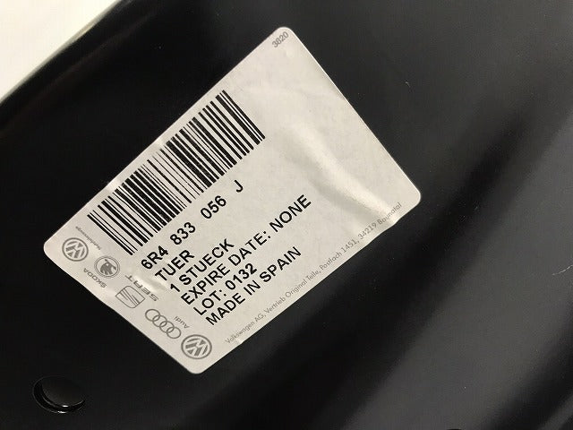 新品! ポロ/POLO/6R系/2009～2017 純正 右リア ドア 6R4 833 056 J 6R4833056J 未塗装 フォルクスワーゲン (117675)