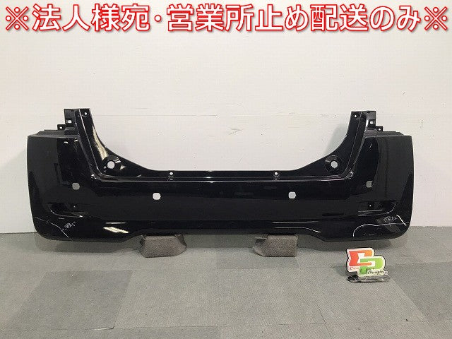 デイズルークス/DAYZ ROOX/eKスペース/ek SPACE B21A/B11A 純正 リアバンパー 6410C599 ブラックパール カラーNo.CAN 日産/三菱 (117725)