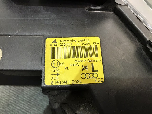 A3(A5) 2004-2008/8P系 純正 左ヘッドライト/ランプ ハロゲン AL Automotive Lighting 8P0941003/1305630397 アウディ (117765)
