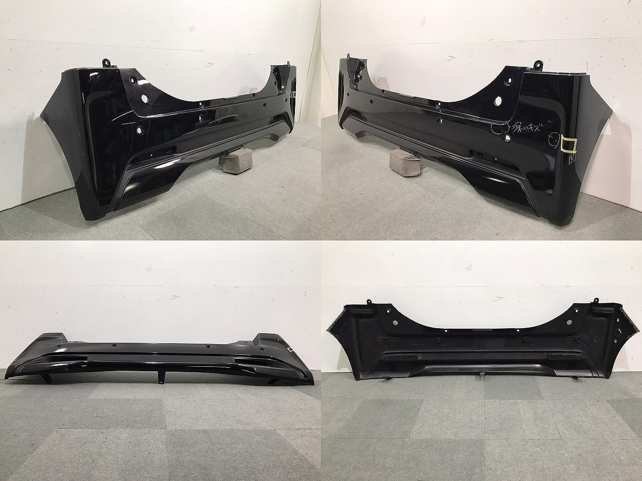 ルークス ハイウェイスター ROOX HS/B44A/B45A/B47A/B48A 純正 リアバンパー 85022 7NA-0 ブラックパール カラーNo.GAS 日産 (117914)