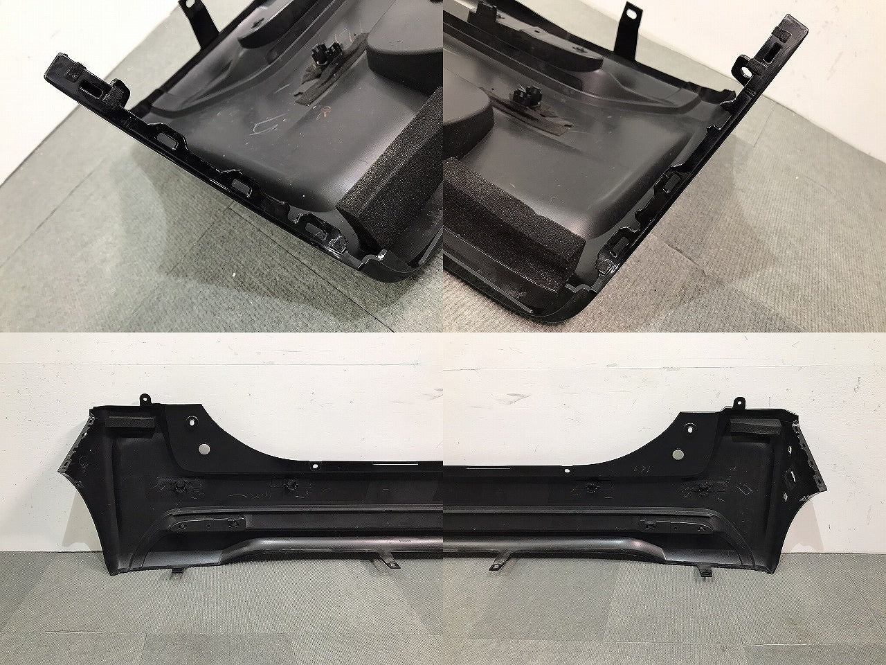 ルークス ハイウェイスター ROOX HS/B44A/B45A/B47A/B48A 純正 リアバンパー 85022 7NA-0 ブラックパール カラーNo.GAS 日産 (117914)