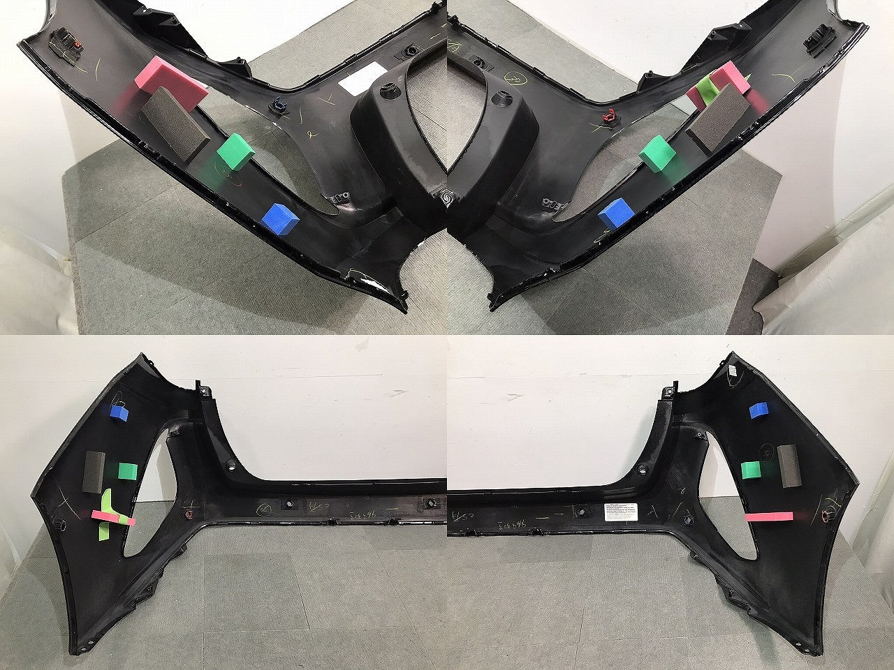 プリウス PRIUS PHV/ZVW52 純正 リアバンパー 52159-47210 アティチュードブラックマイカ カラーNo.218 トヨタ/TOYOTA (118002)