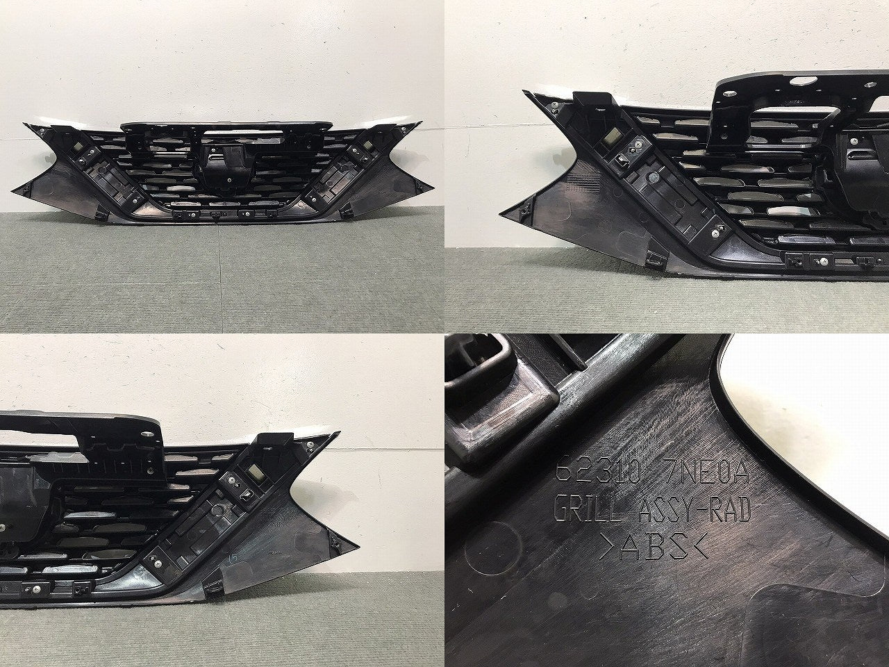 ルークス ROOX/B44A/B45A/B47A/B48A 純正 フロントグリル/ラジエターグリル/ラジエーターグリル 62310 7NE0A ブラック 日産/NISSAN(118081)