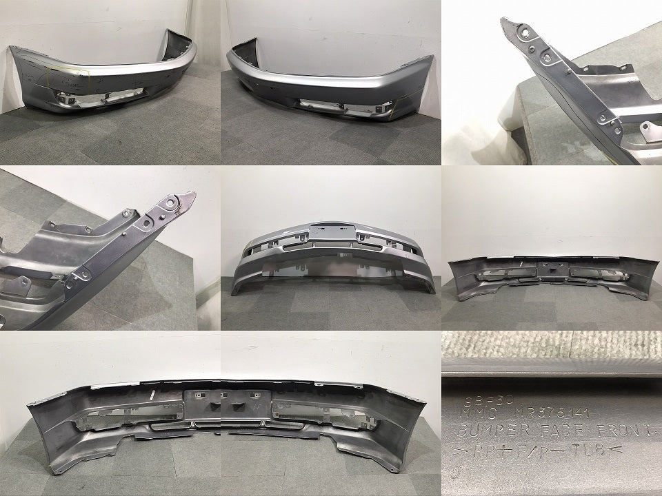 ディアマンテ DIAMANTE/F34A 純正 フロントバンパー 98F30 MMC MR375141 シルバー 三菱/MITSUBISI (118244)