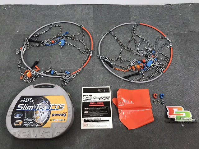 新品! 社外 タイヤチェーン/Slim-Tec/TT5/205/70-13 215/45-17 215/50-16 (118308)