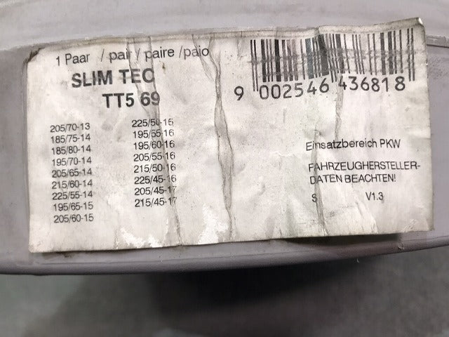 新品! 社外 タイヤチェーン/Slim-Tec/TT5/205/70-13 215/45-17 215/50-16 (118308)