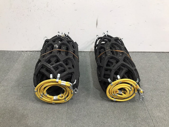 新品 2t トラック/ハイエース/ジムニー 等 社外 195/70R15 205/70R14 195R14 タイヤチェーン ラバー スノーチェーン MIGHTY NET (118310)