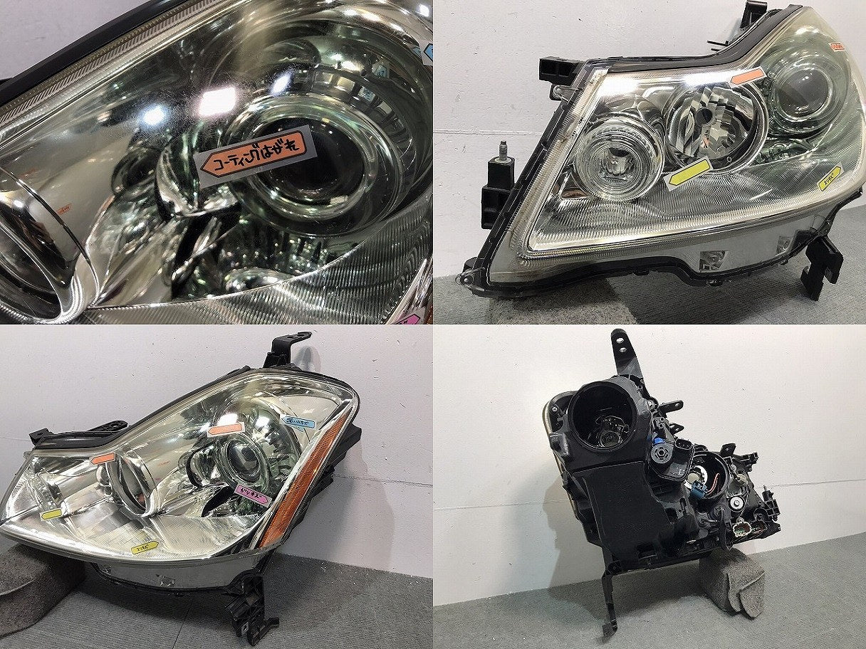 フーガ/50系/Y50/GY50/PNY50/PY50 純正 前期 左ヘッドライト/ランプ レベライザー キセノン HID バラスト AFS付 刻印B P4770 日産(118344)
