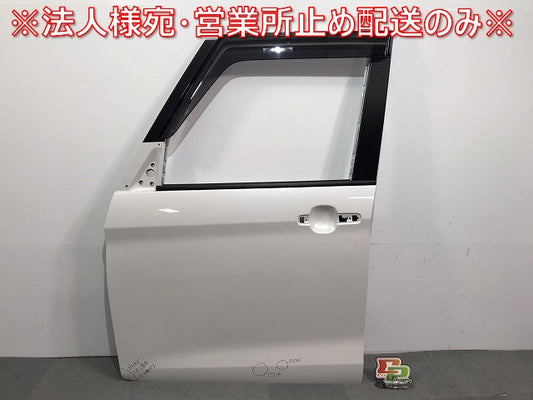 デイズルークス/ekスペース/B21A/B11A 純正 左フロントドア バイザー付 ホワイトパール(3コートパール) カラーNo.SLN 日産 三菱 (118347)