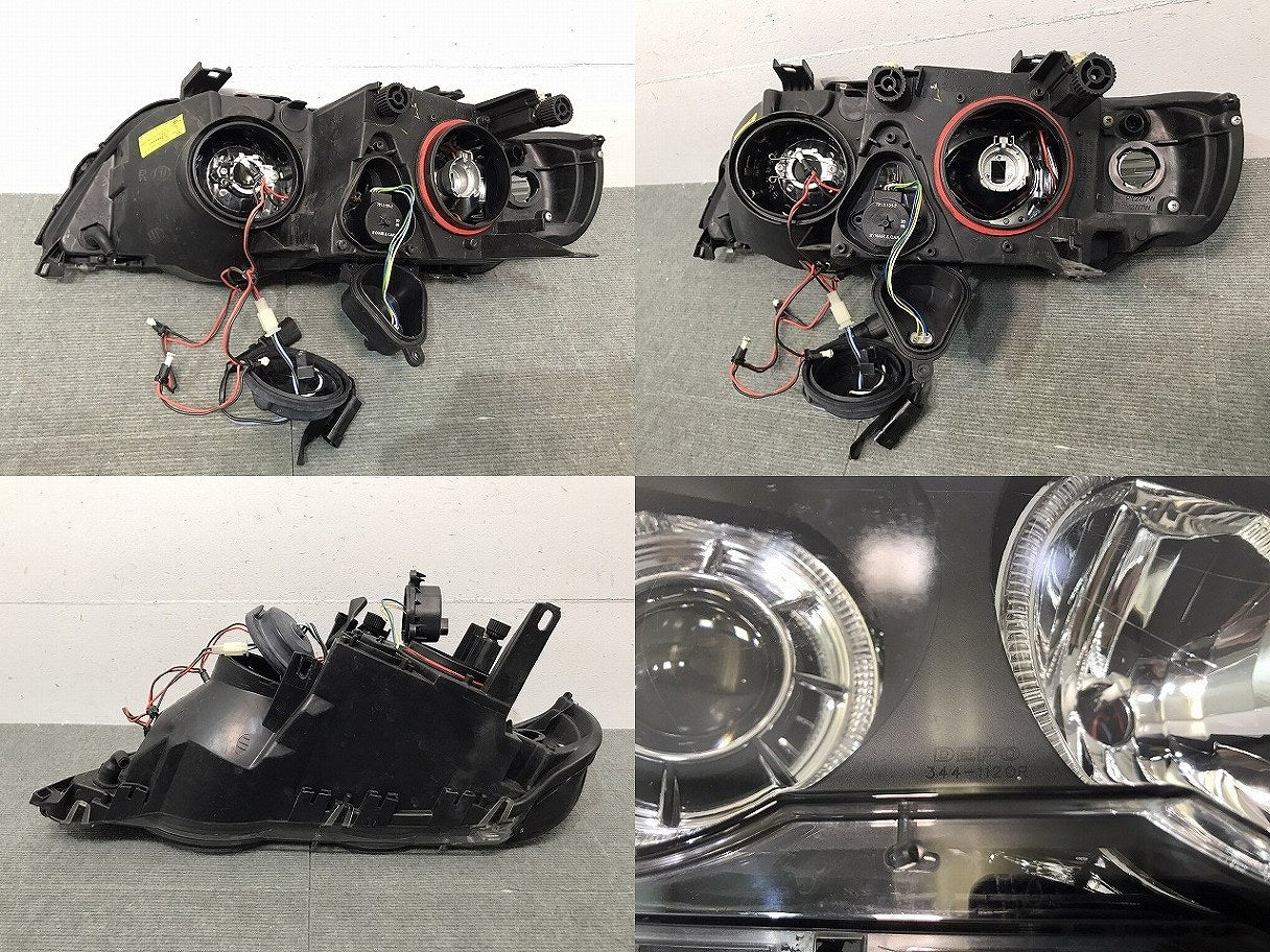 X5 シリーズ/E53/2000-2006 社外 右ヘッドライト/ランプ キセノン HID AFS無 DEPO 344-1120R BMW (118375)
