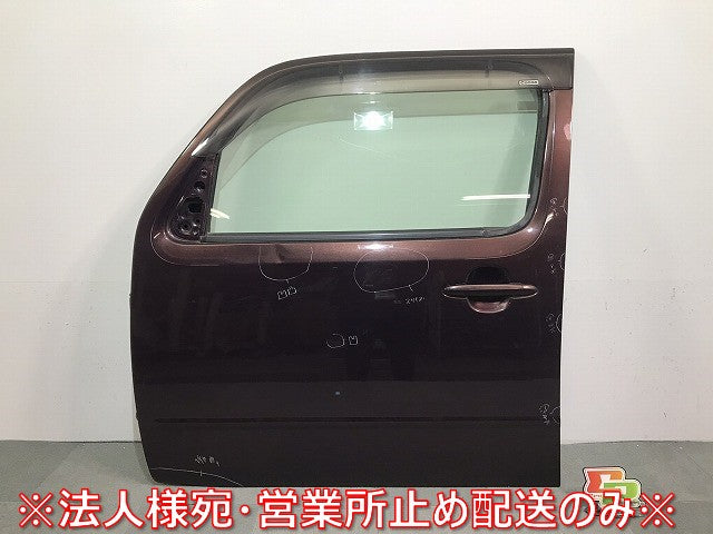 ミラ ココア/L675S/L685S 純正 左フロントドア ガラス バイザー 内張り付 プラムブラウンクリスタルマイカ カラーNo.R59 ダイハツ (118470)