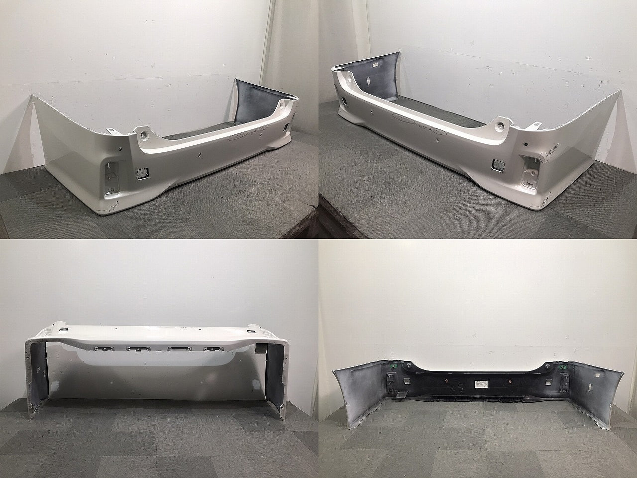 ヴェルファイア/Z/ZA/アルファード/S/SA/30系/AGH30W/35W/GGH30W/35W/AYH30W 純正 リアバンパー 52159-58190 ホワイトパール 070 (118481)