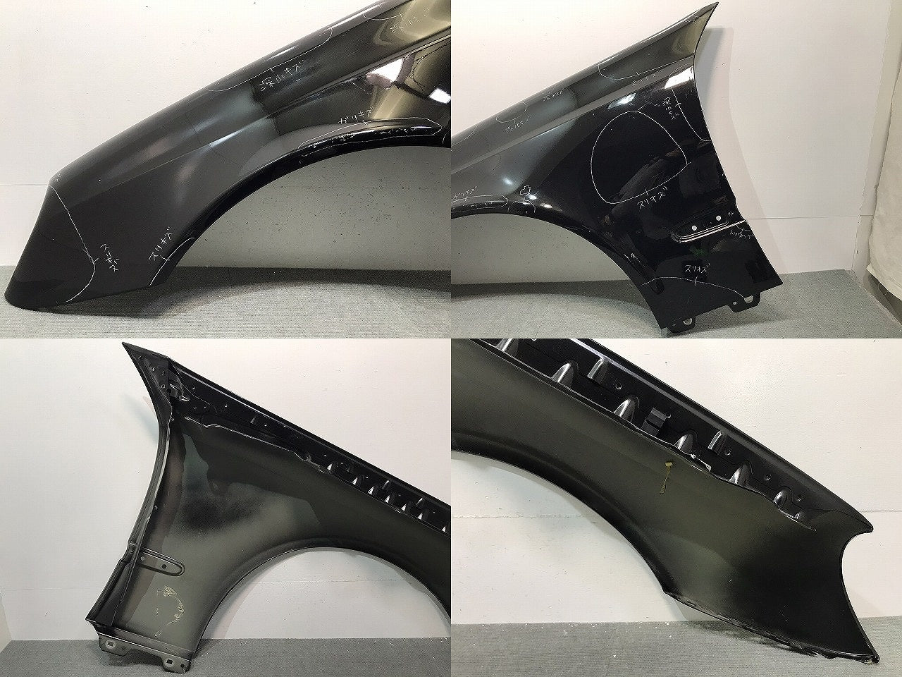 Eクラス/W211/2006-2009 純正 後期 左フロントフェンダー ブラック メルセデスベンツ MERCEDES BENZ(118602)