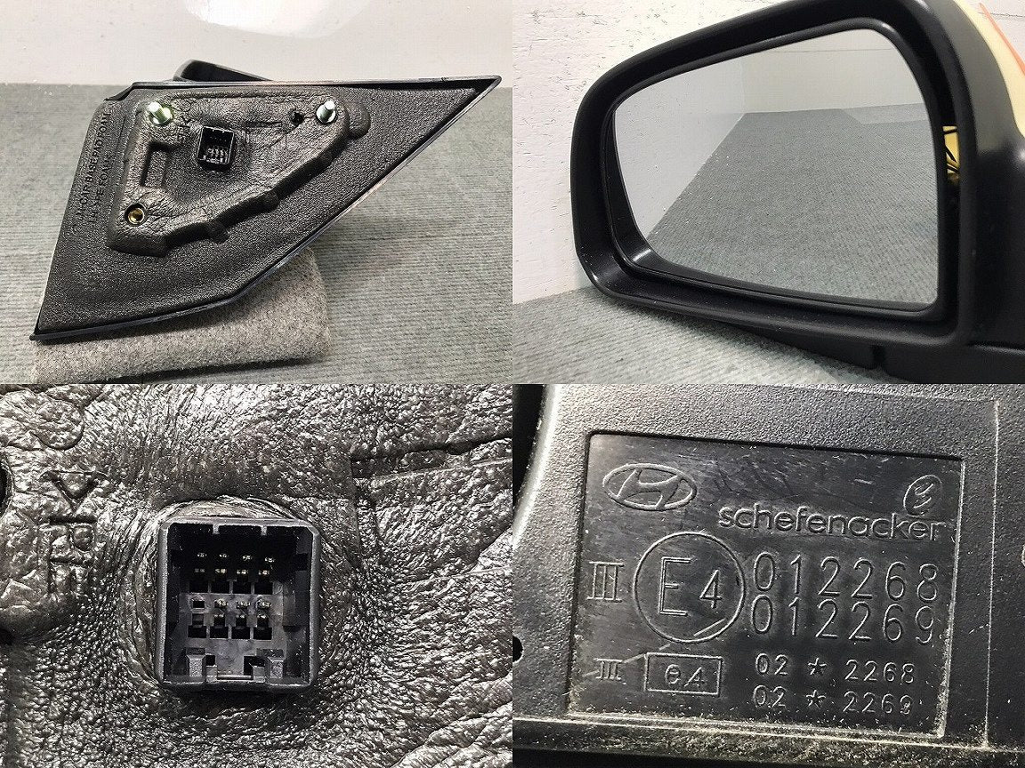 新品! JM/JM20/JM27 純正 左ドアミラー 7線 HYUNDAI 87610-2E520CA 87610-2E520CA ベージュ ヒュンダイ (118633)