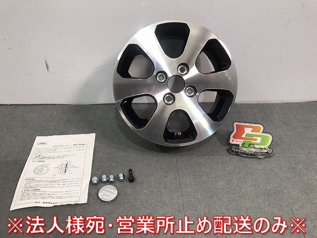 新車外し ワゴンR ソリオ 等 純正 ホイール 1本のみ 14ｘ4.5J/ET50/4穴 4H/PCD100/ハブ径54 43210 58JA0 43200-68890-ZJF スズキ(118668)