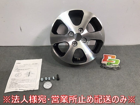 新車外し ワゴンR ソリオ 等 純正 ホイール 1本のみ 14ｘ4.5J/ET50/4穴 4H/PCD100/ハブ径54 43210 58JA0 43200-68890-ZJF スズキ(118668)
