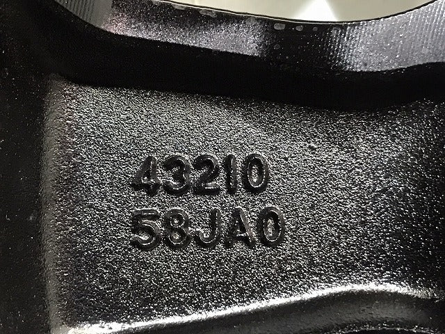 新車外し ワゴンR ソリオ 等 純正 ホイール 1本のみ 14ｘ4.5J/ET50/4穴 4H/PCD100/ハブ径54 43210 58JA0 43200-68890-ZJF スズキ(118668)
