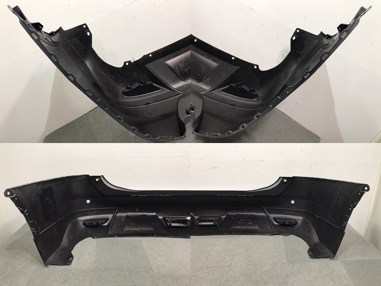 X-TRAIL/エクストレイル/T32/NT32/HT32/HNT32 純正 前期 リアバンパー 85022 4CE0H ダークメタルグレーメタリック カラーNo.KAD (118840)