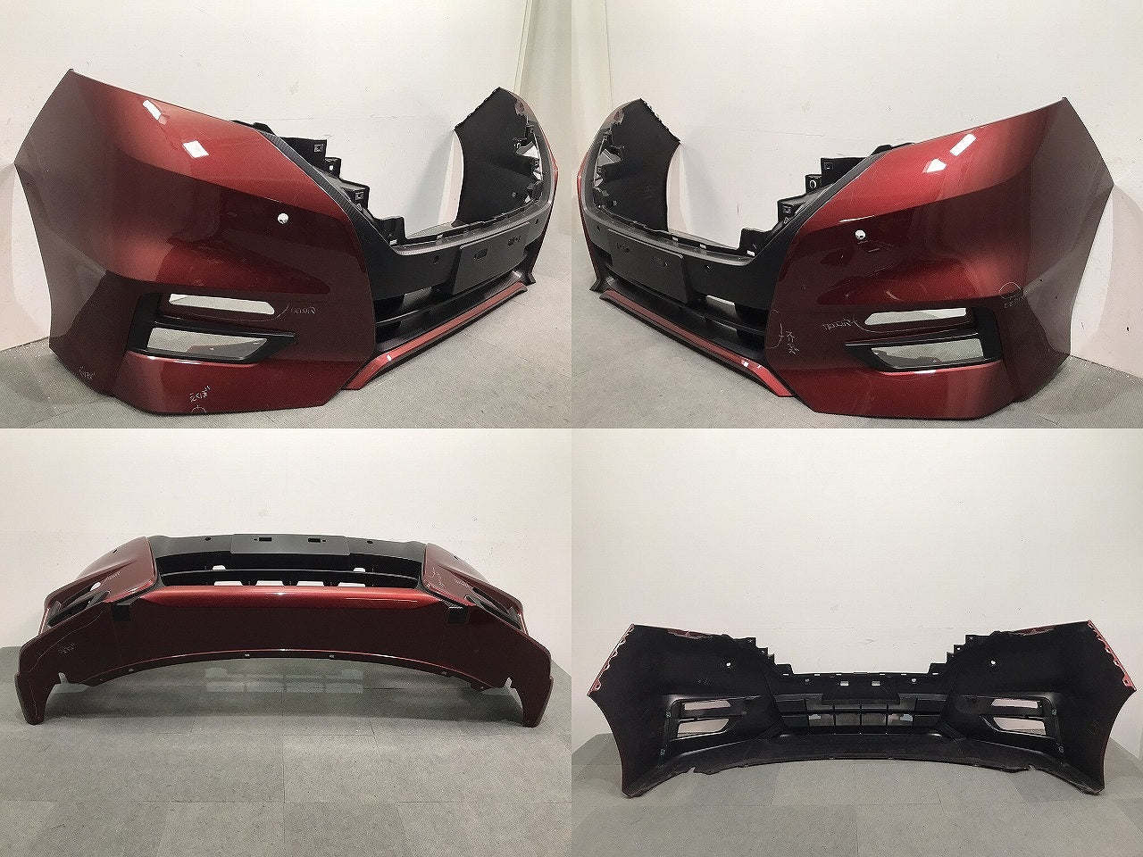 セレナ ハイウェイスター/C27/GC27/GFC27/GNC27/GFNC27 純正 前期 フロントバンパー 62022 5TF0H マルーンレッド No.NBB 日産 (119035)