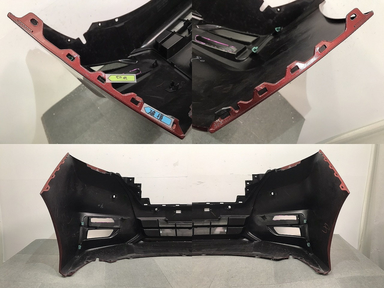 セレナ ハイウェイスター/C27/GC27/GFC27/GNC27/GFNC27 純正 前期 フロントバンパー 62022 5TF0H マルーンレッド No.NBB 日産 (119035)
