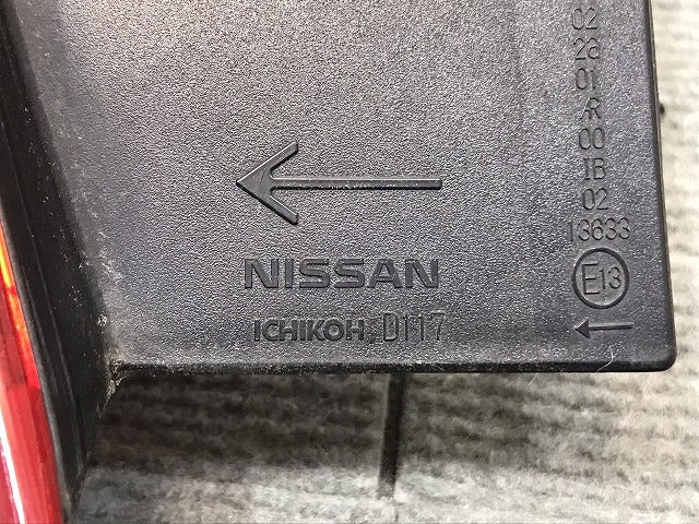 ノート NOTE/E12/HE12/NE12/SNE12 純正 前期 左テールランプ/ライト/レンズ ハロゲン LED ICHIKOH D117/26555-3VA5B NISSAN (119051)