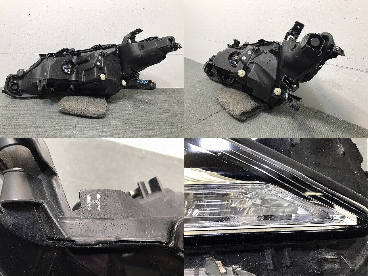 カムリ/ハイブリッド /AXVH75/AXVH70 純正 中期 右 ヘッドライト/ランプ LED 刻印H KOITO 33-275 81145-33E72 トヨタ(119126)