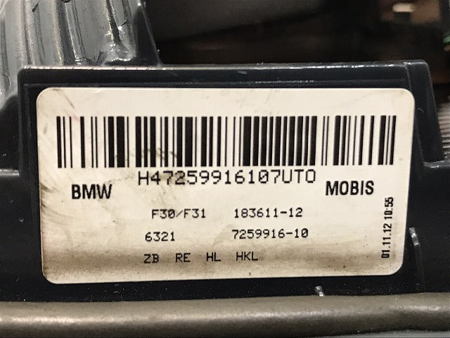 3シリーズ/F30/F31 純正 前期 右テールランプ/ライト/レンズ LED 183611-12/7259916-10 BMW (119204)
